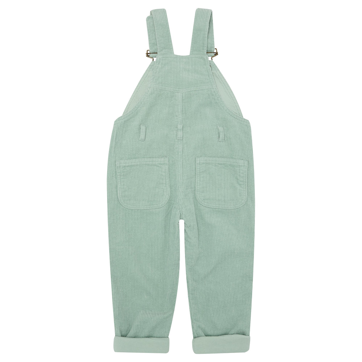 Dotty Dungarees Chunky Cord Dungarees - Mint Green - Baby&More