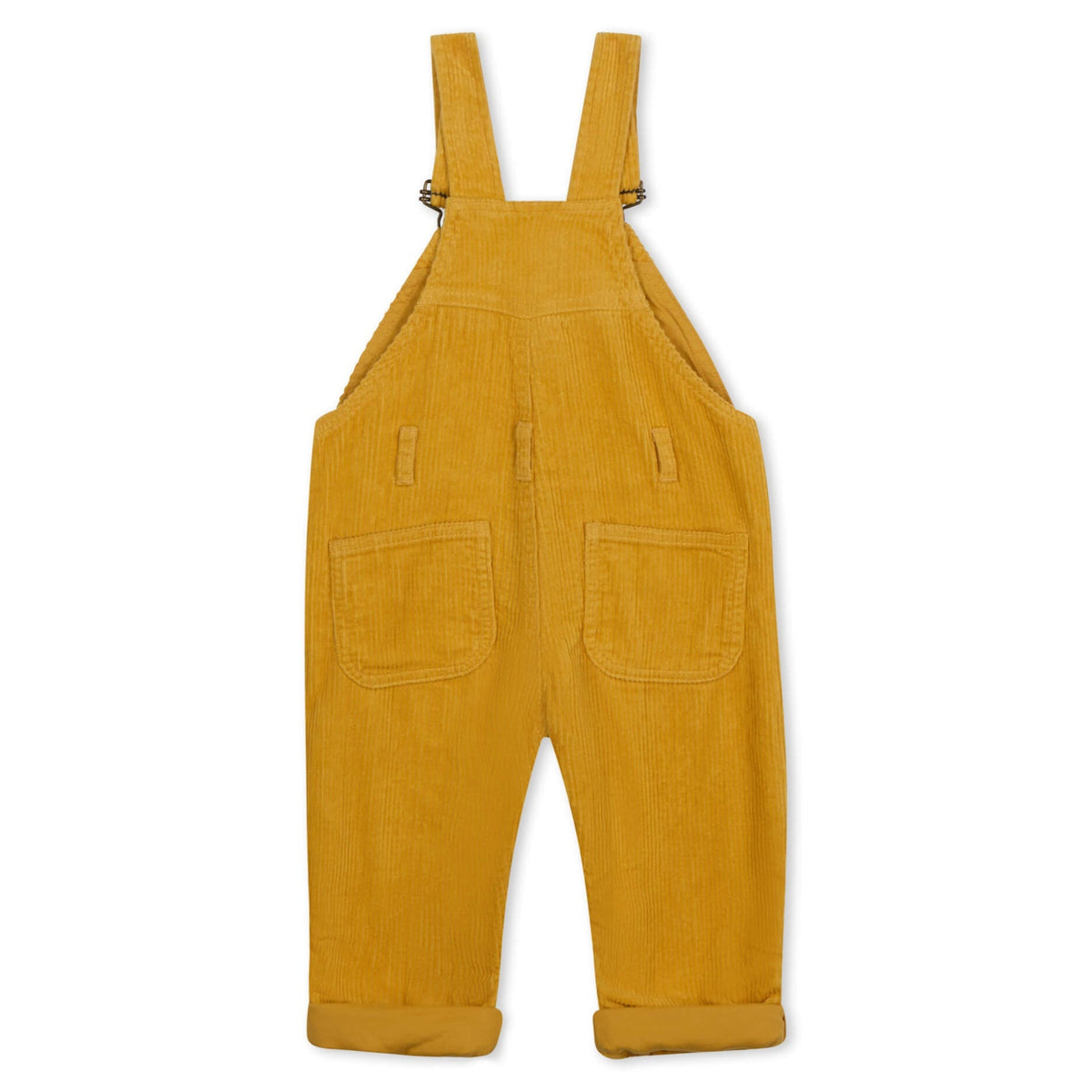 Dotty Dungarees Chunky Cord Dungarees - Ochre - Baby&More