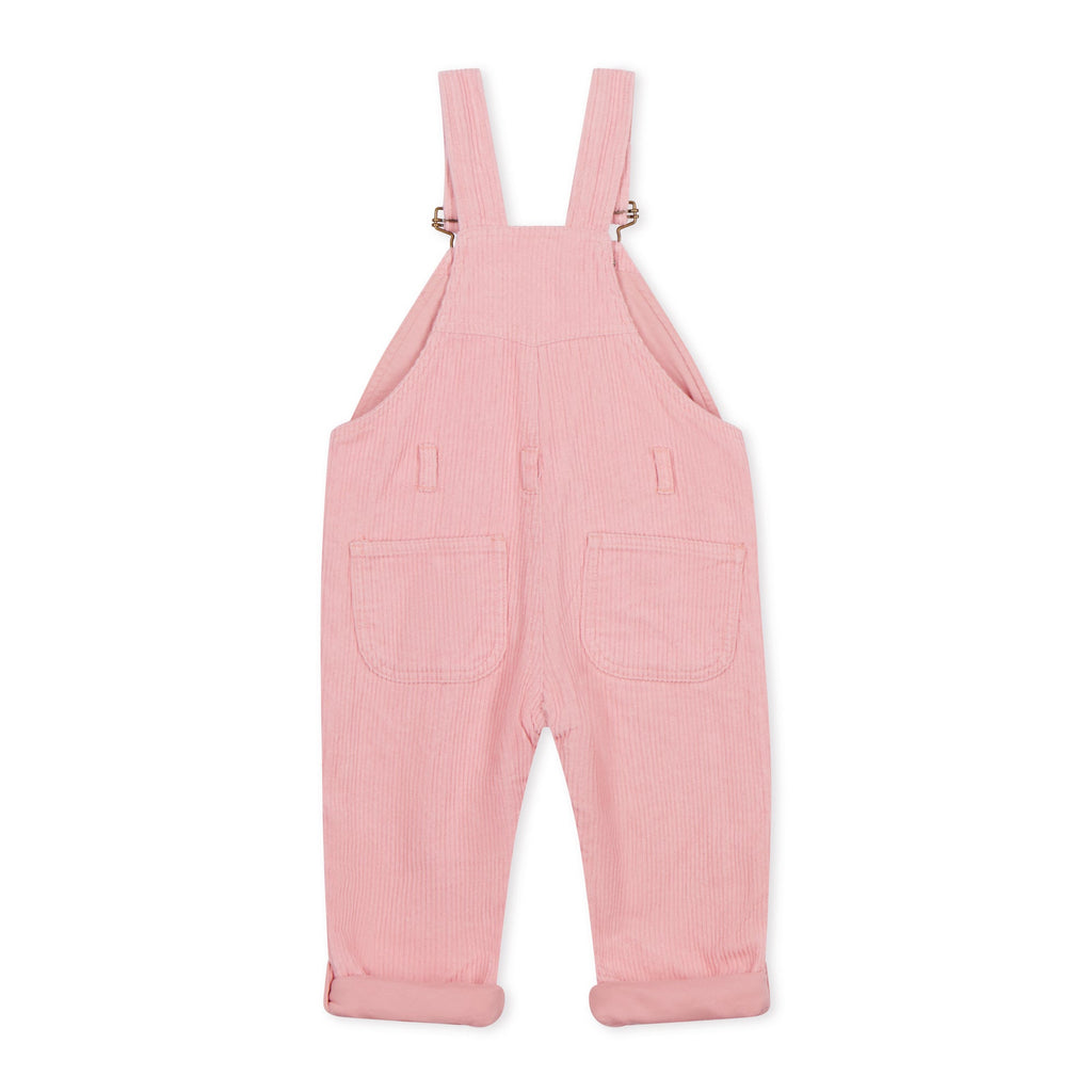 Dotty Dungarees Chunky Cord Dungarees - Pink - Baby&More