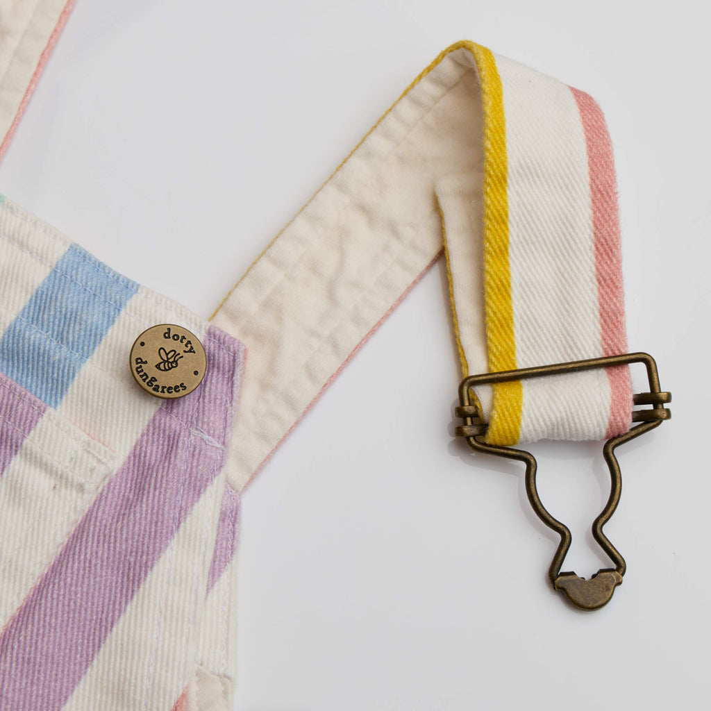 Dotty Dungarees Classic Wide Stripe Dress - Multicolour - Baby&More