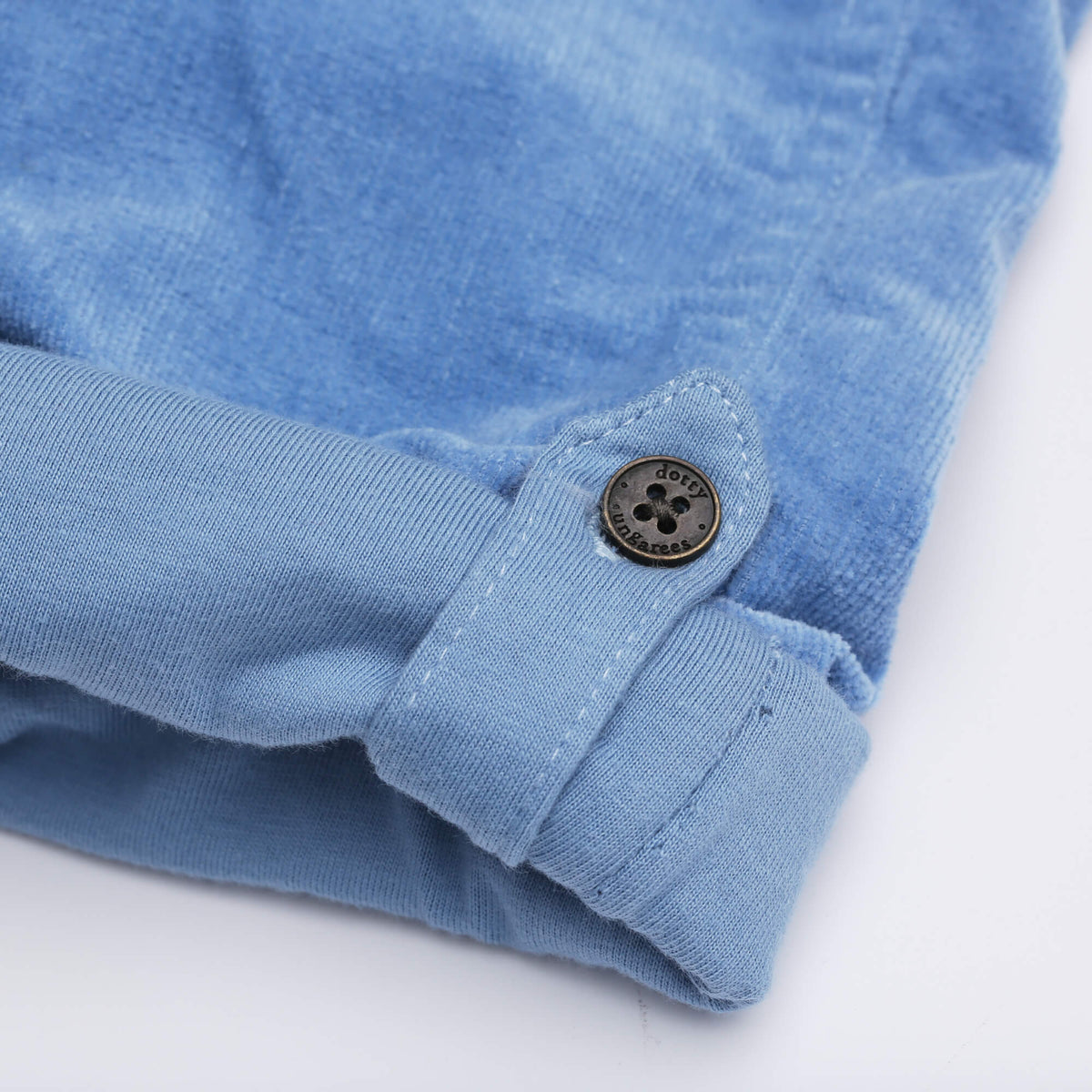 Dotty Dungarees Corduroy Dungarees - Forget-Me-Not - Baby&More