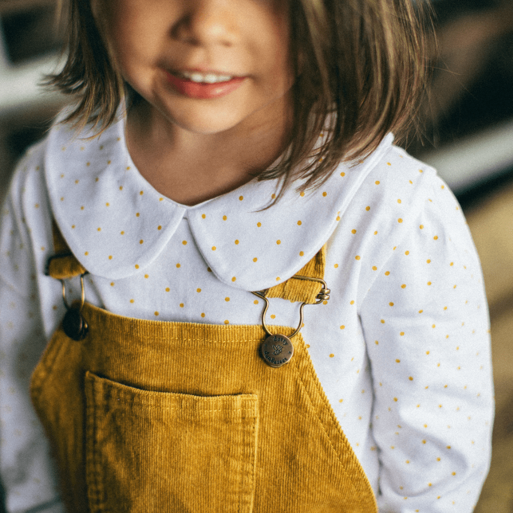 Dotty Dungarees Corduroy Pinafore Dress - Caramel - Baby&More
