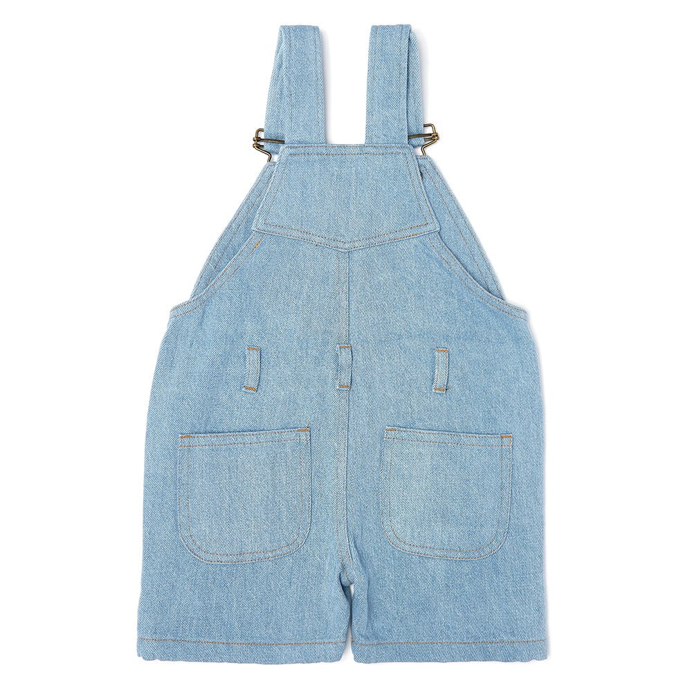 Dotty Dungarees Dungaree Shorts - Pale Denim - Baby&More