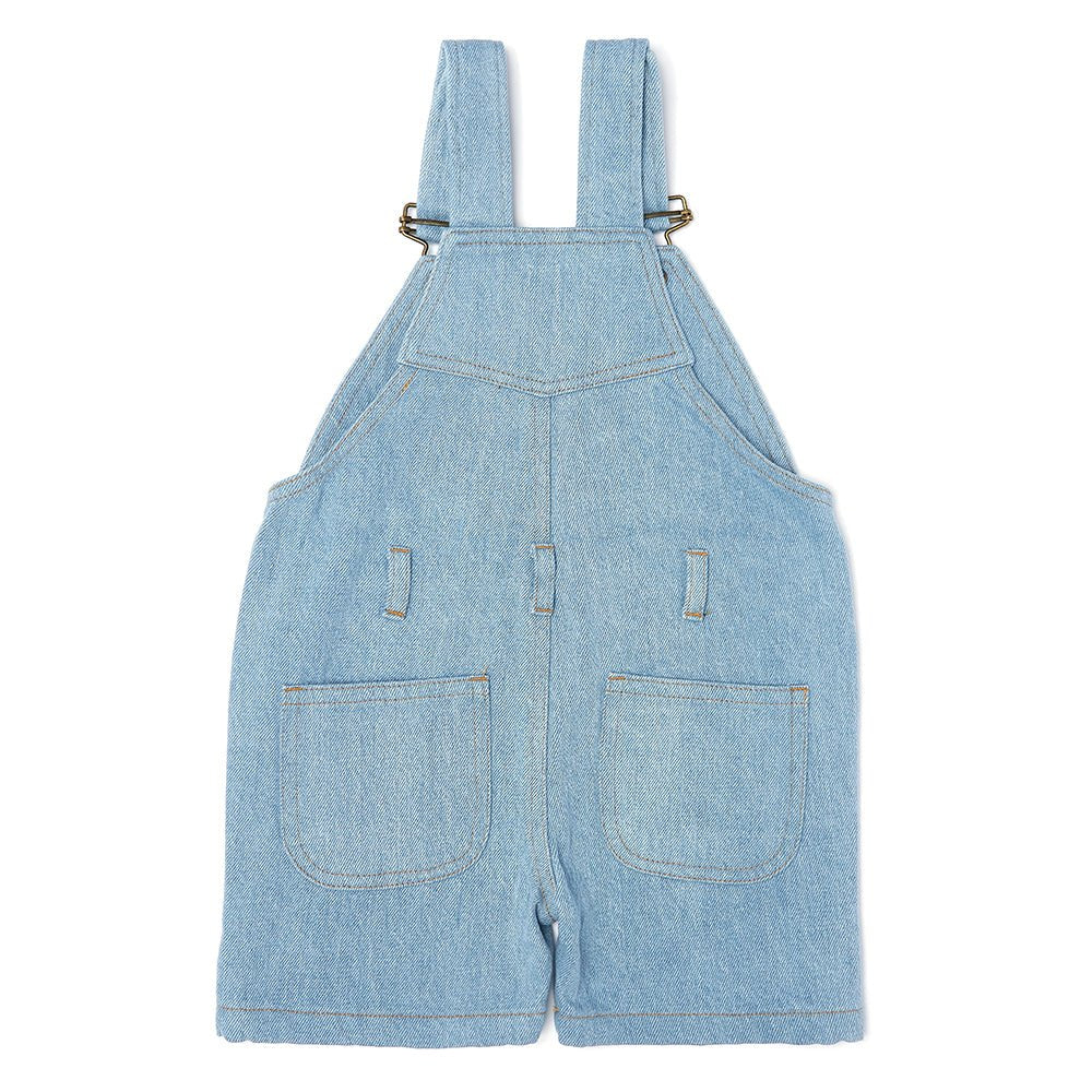 Dotty Dungarees Dungaree Shorts - Pale Denim - Baby&More