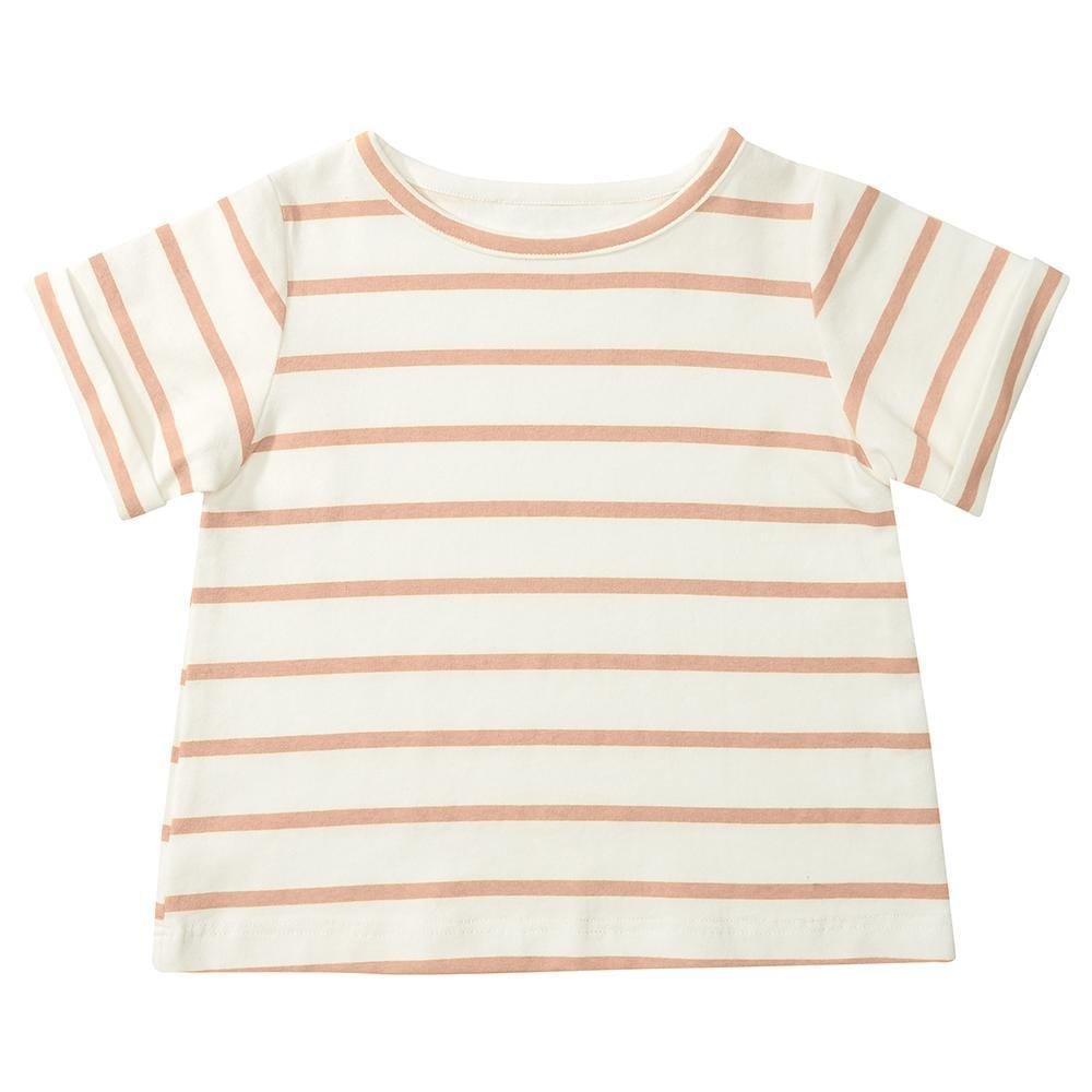 Dotty Dungarees Summer T-Shirt - Pink Breton Stripe - Baby&More