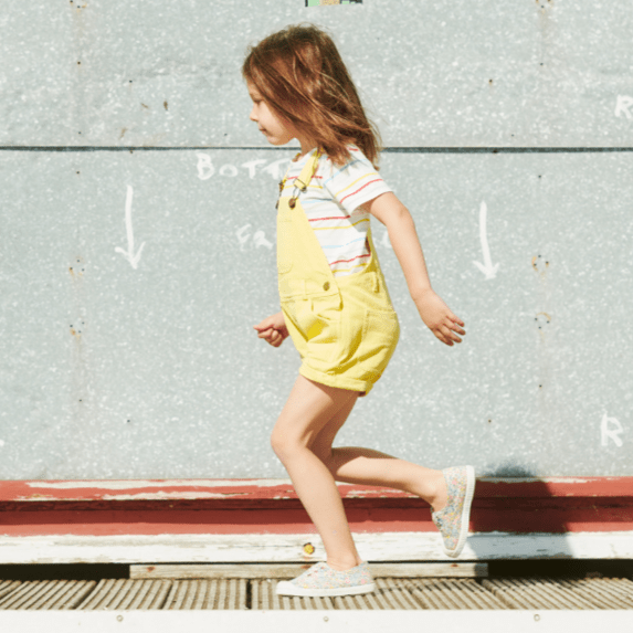 Dotty Dungarees Summer T-Shirt - Rainbow Breton Stripe - Baby&More