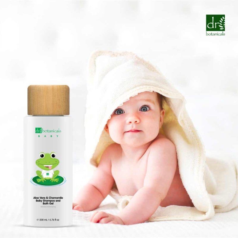 Dr Botanicals Aloe Vera & Chamomile Baby Shampoo & Bath Gel - 200ml - Baby&More