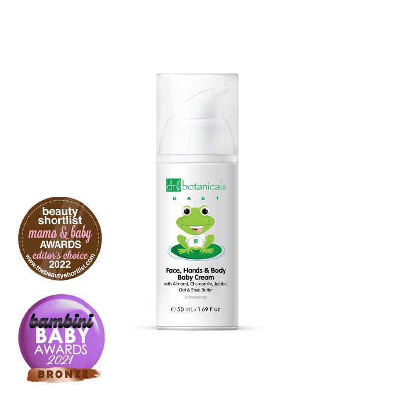 Dr Botanicals Baby Face, Hands & Body Baby Cream - 50ml - Baby&More