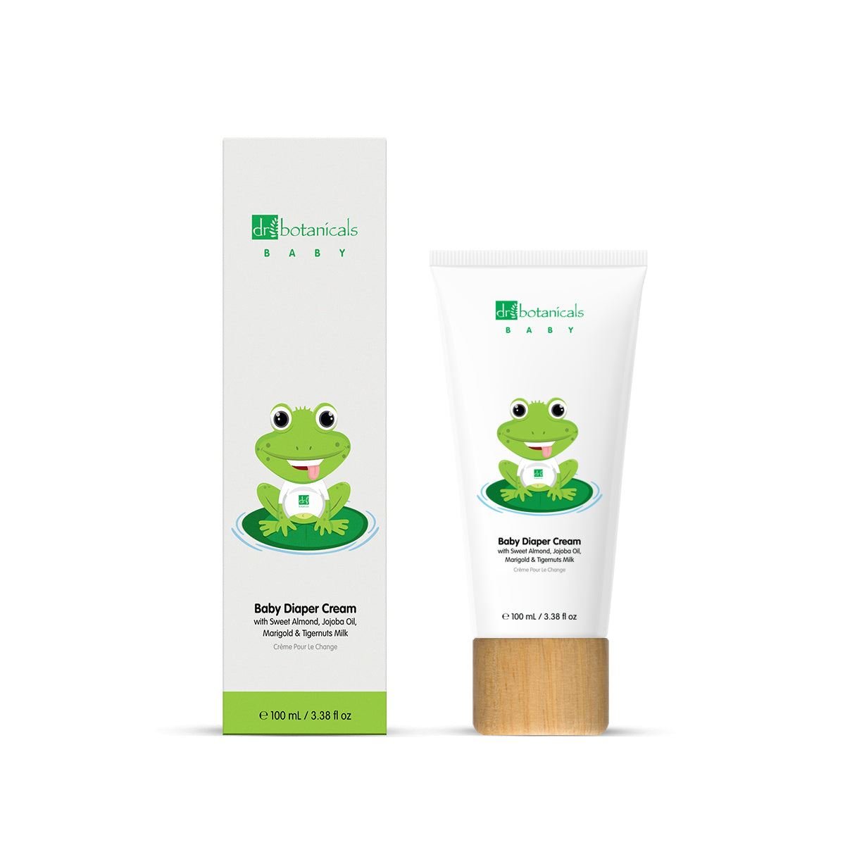 Dr Botanicals Jojoba & Sweet Almond Oil Baby Diaper Cream - 100ml - Baby&More