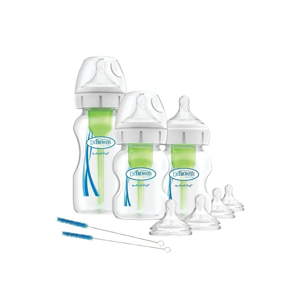 Dr. Brown's Options+ Anti - Colic Baby Bottle Wide Neck Starter Kit - Baby&More