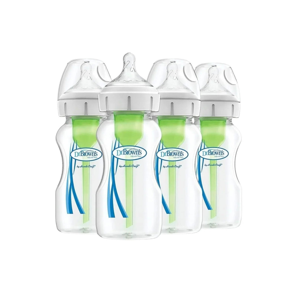 Dr. Brown's Options+ Anti - Colic Baby Bottles - 270ml - Pack of 4 - Baby&More