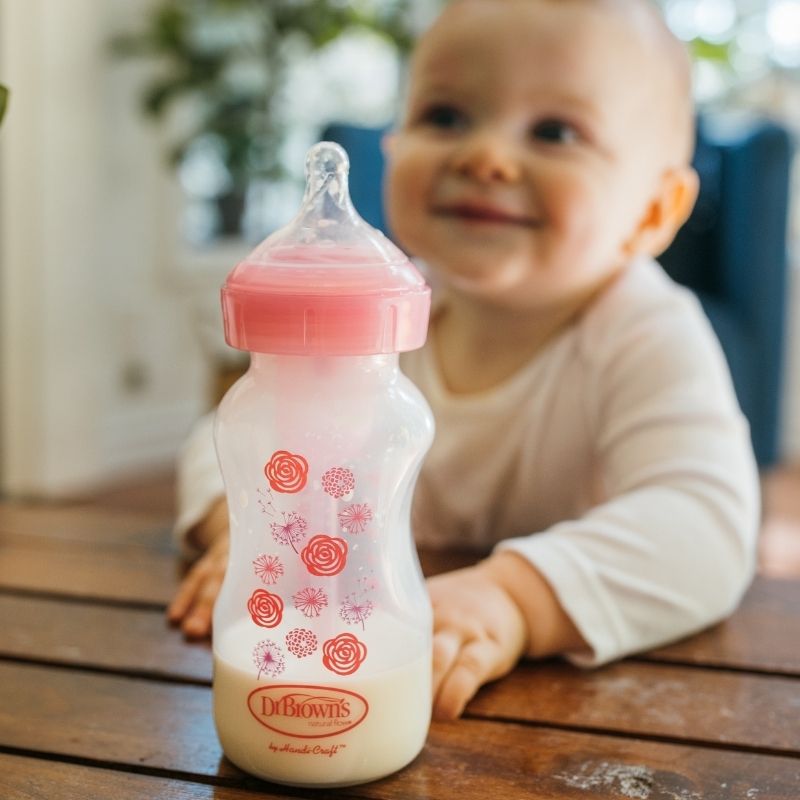 Dr Brown's Options+ Baby Bottle Gift Set - Pink - Baby&More