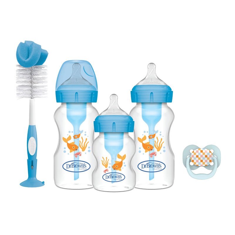 Dr Brown's Options+ Gift Set Blue - Baby&More