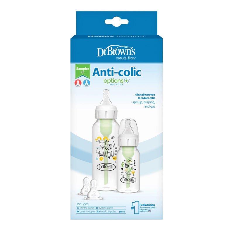 Dr Brown's Options+ Narrow Neck Bottle Set - Farm - Baby&More