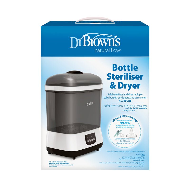 Dr Brown's Steam Bottle Steriliser and Dryer - Baby&More