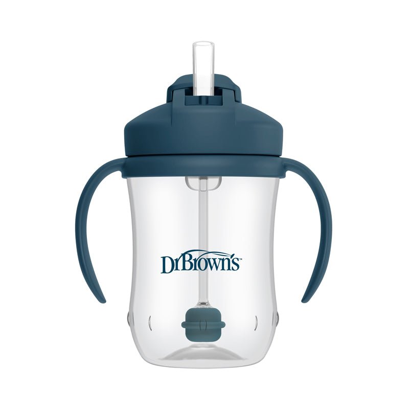 Dr Brown's Straw Cup - Navy - 270ml - Baby&More