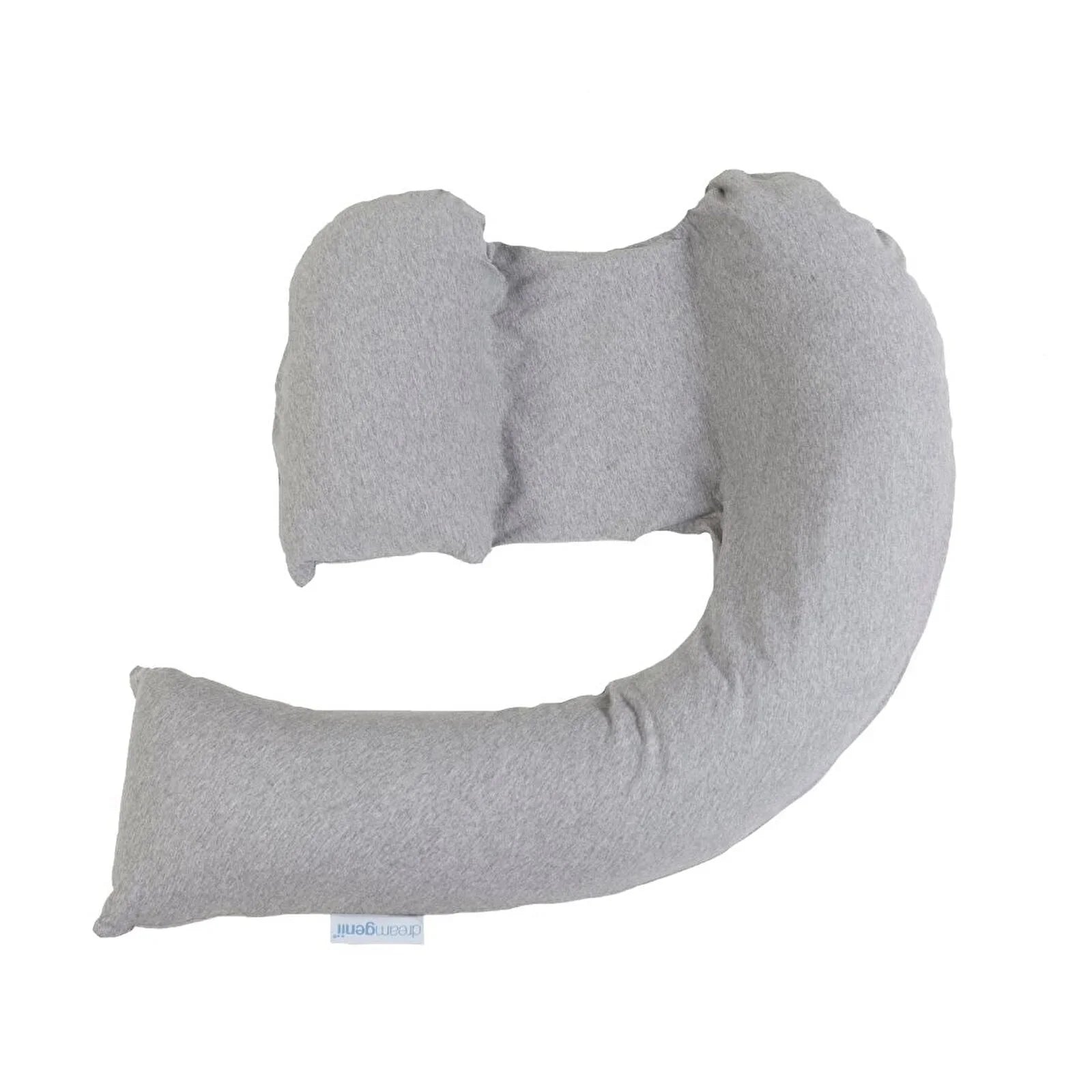 Dreamgenii Support and Feeding Pillow - Grey Marl Cotton Jersey - Baby&More