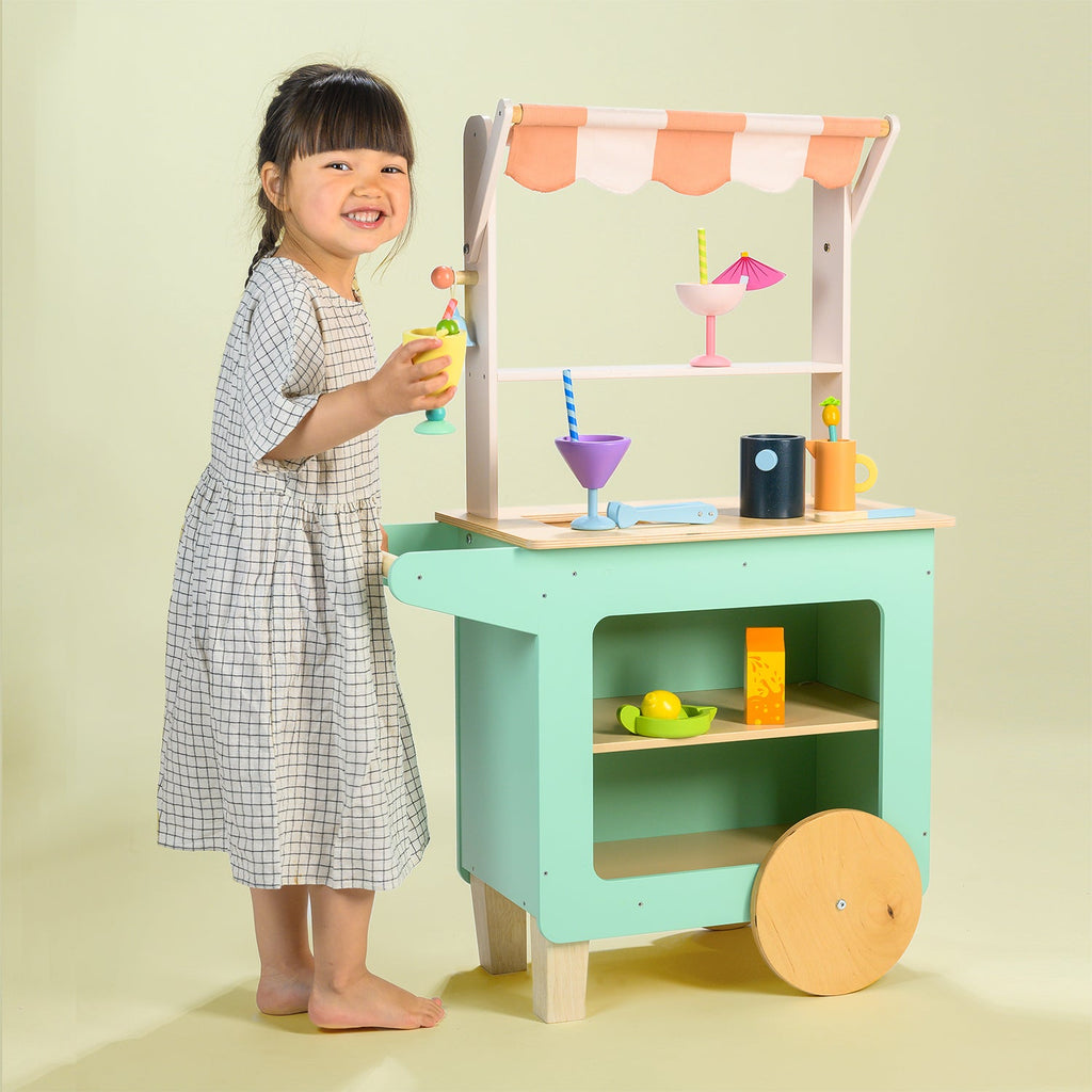 Wooden Drinks Trolley