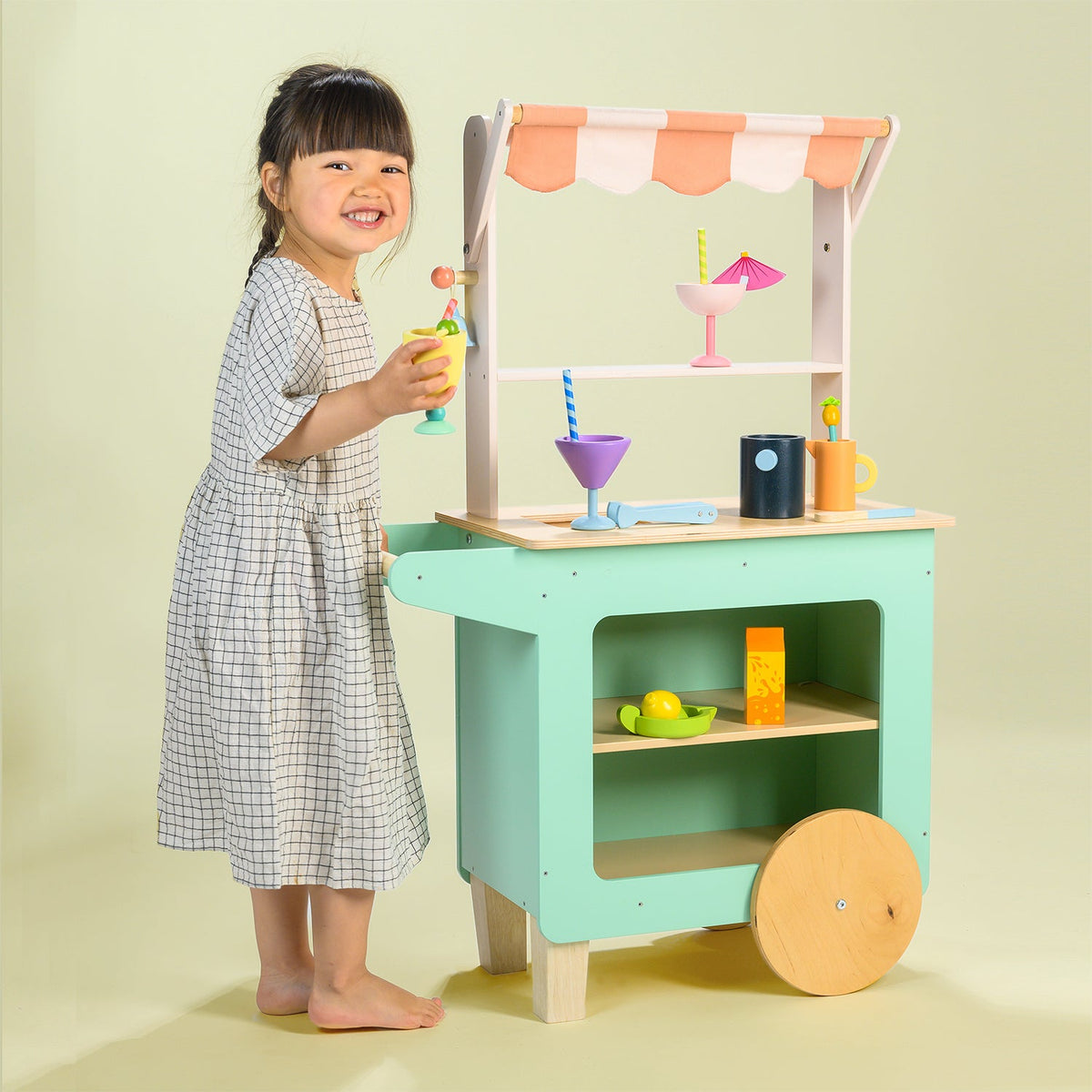 Wooden Drinks Trolley