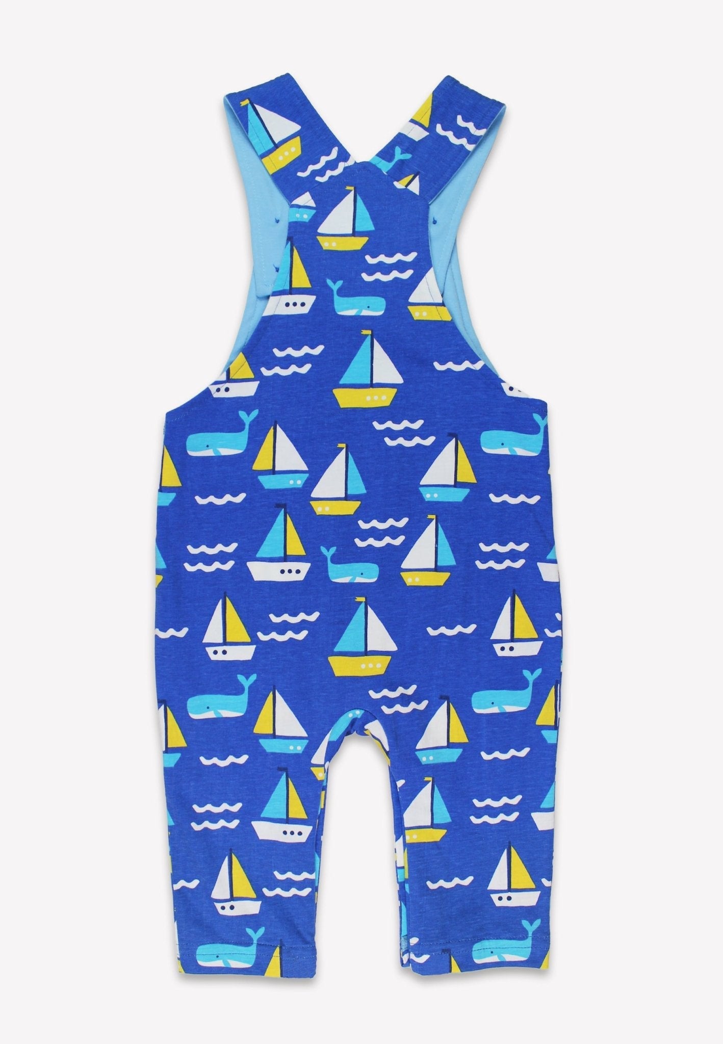 Toby Tiger Organic Dungarees - St Ives Print