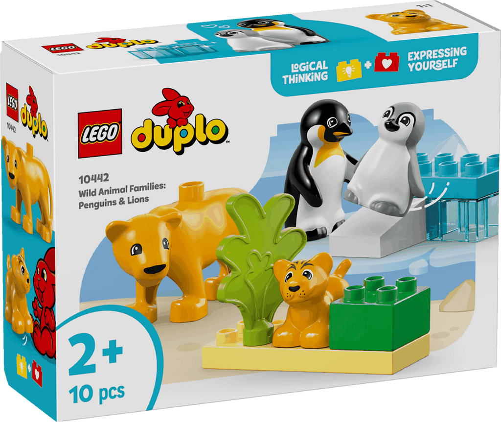 DUPLO Wild Animal Families: Penguins & Lions - 10442 - Baby&More