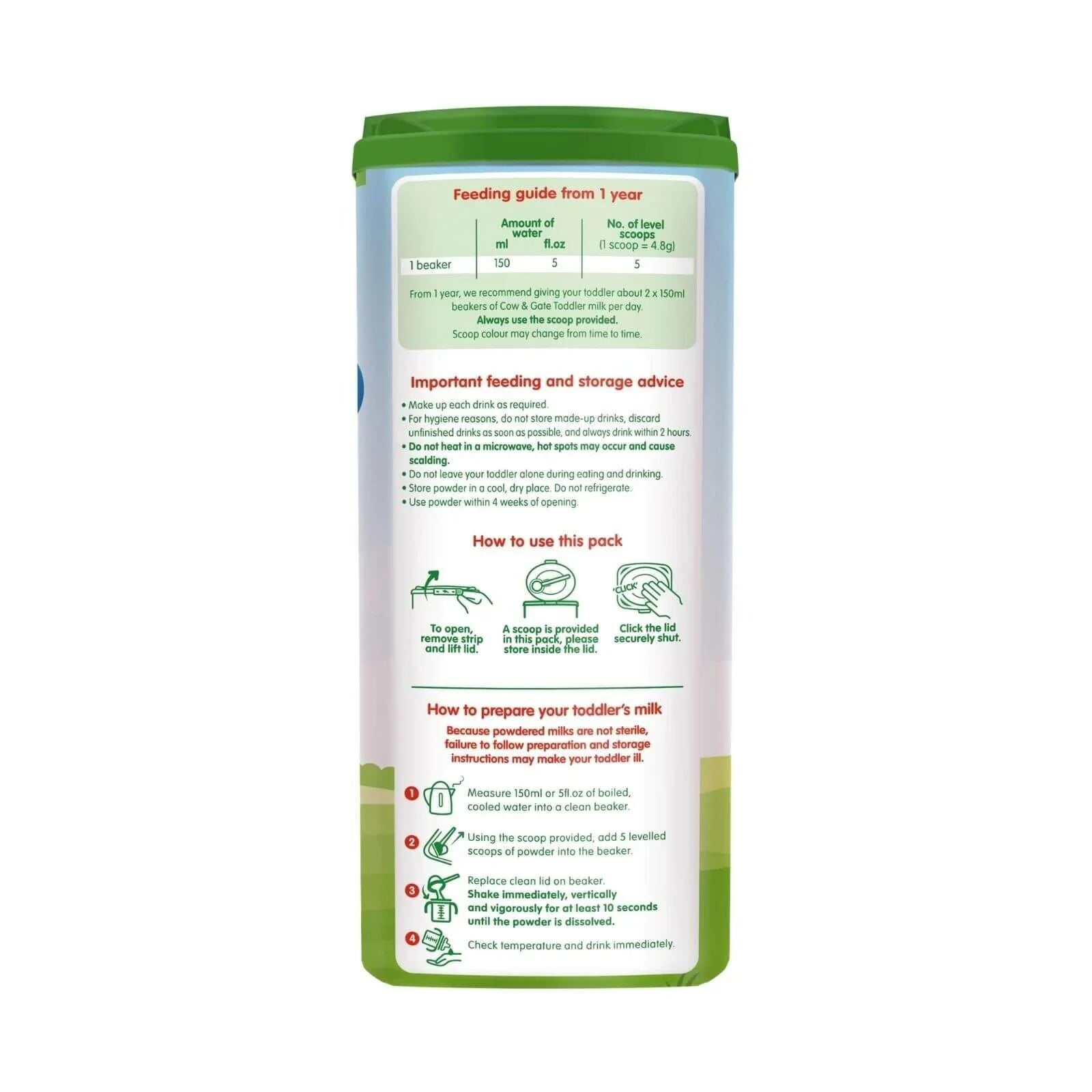 Cow and Gate 3 Growing Up Milk Formula - 1+ year 800g