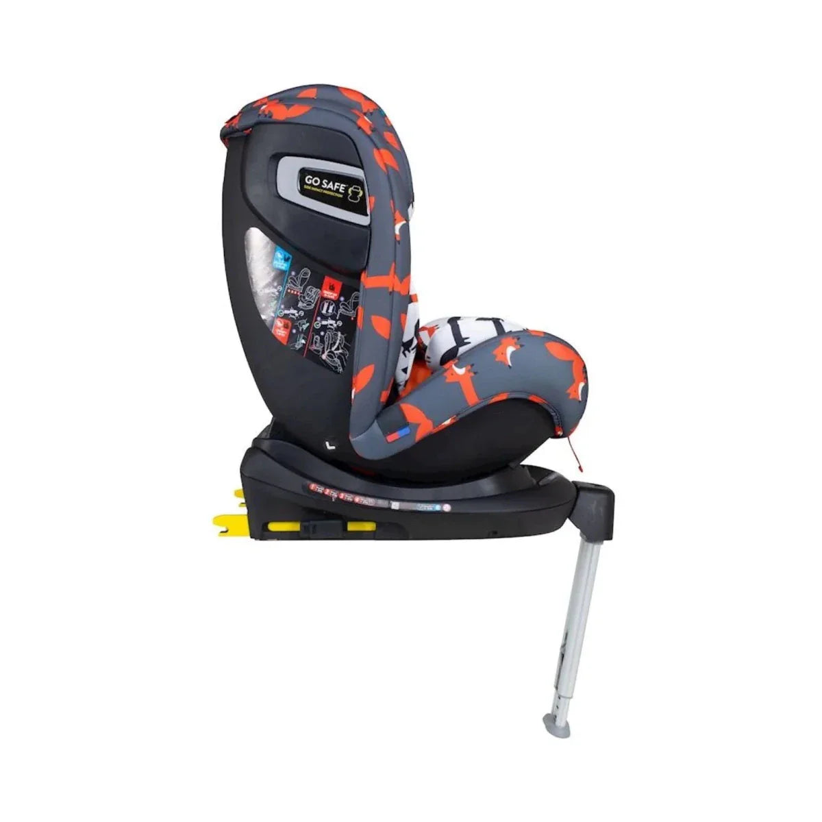 Cosatto All in All 360 Rotate i-Size Group 0+/1/2/3 Car Seat - Charcoal Mister Fox