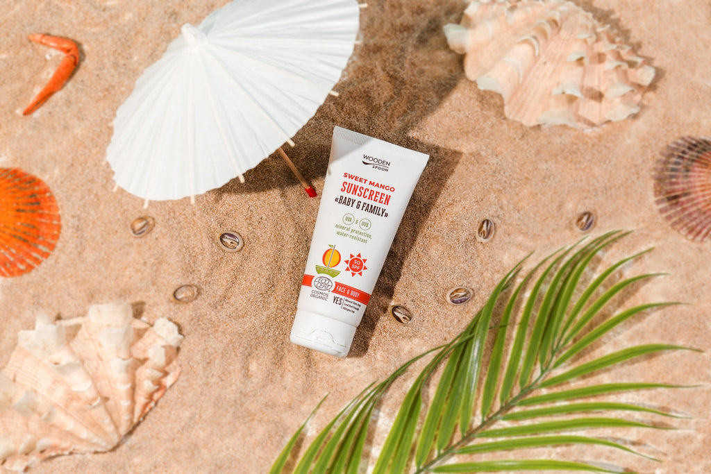 Guardian Angels Naturals - Organic Sunscreen Lotion Baby & Family 50 SPF - Sweet Mango - 150ml