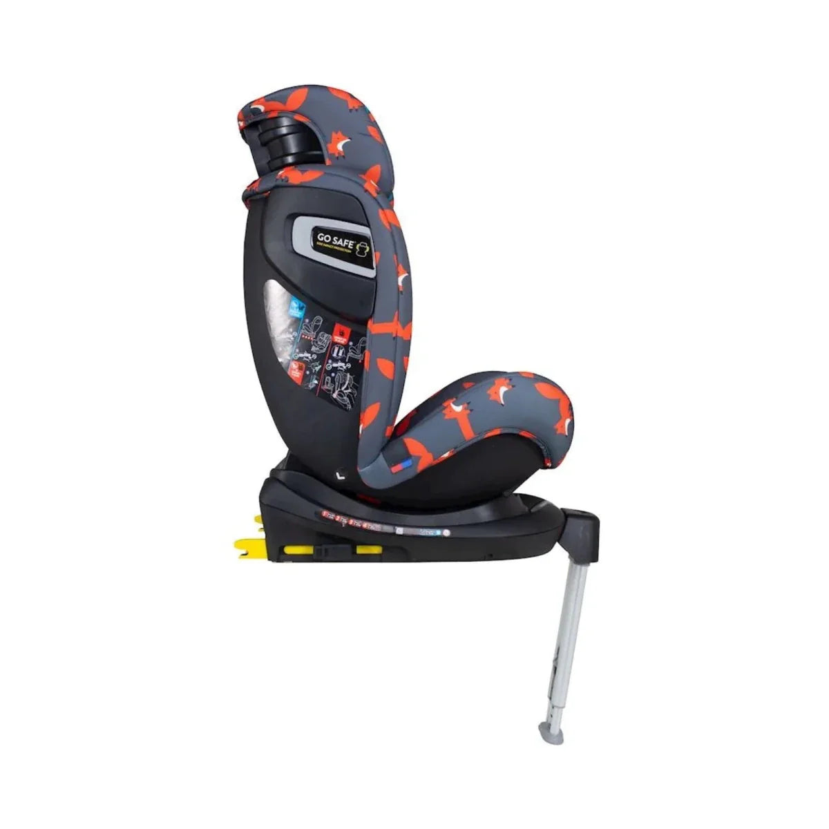 Cosatto All in All 360 Rotate i-Size Group 0+/1/2/3 Car Seat - Charcoal Mister Fox