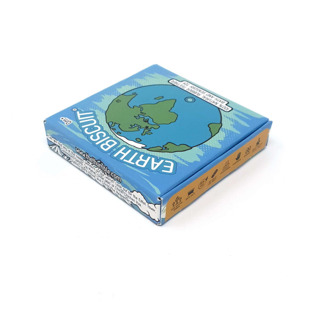 Natural Rubber Space Teether Baby Toy - Earth Biscuit® Planet Earth