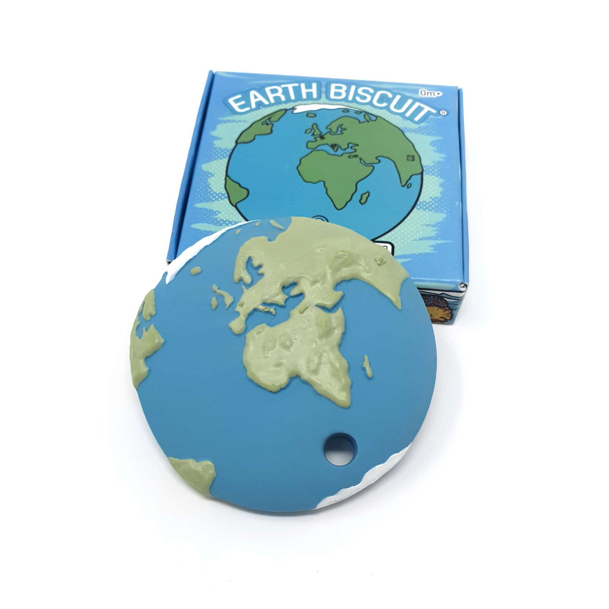 Natural Rubber Space Teether Baby Toy - Earth Biscuit® Planet Earth