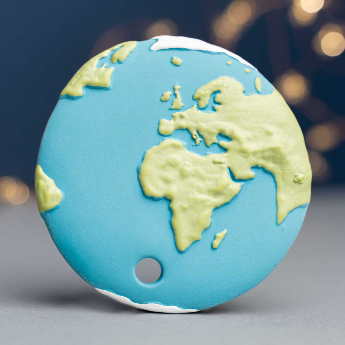 Natural Rubber Space Teether Baby Toy - Earth Biscuit® Planet Earth
