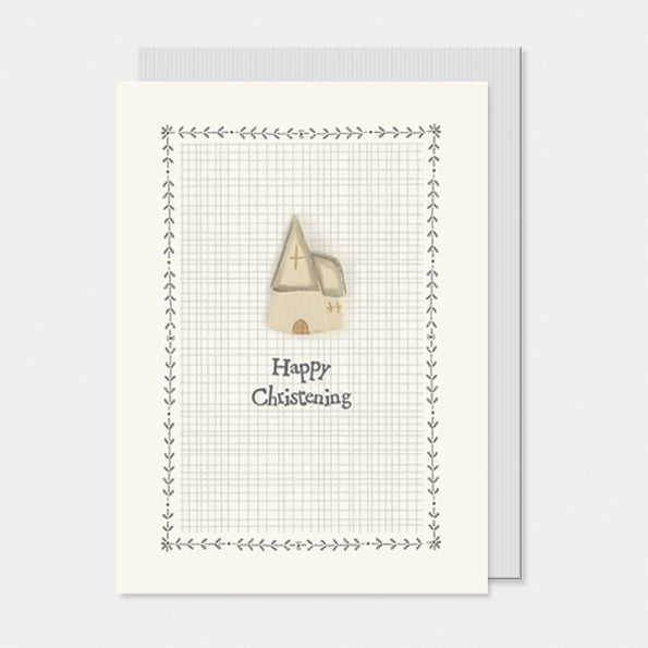East of India Greetings Card - Happy Christening - Baby&More
