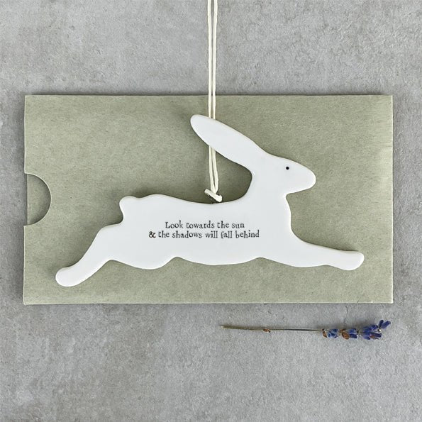 East of India Porcelain Bunny - Look Towards The Sun - Baby&More