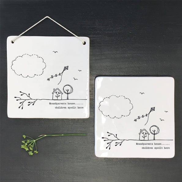 East of India Porcelain Square - Grandparents House... - Baby&More