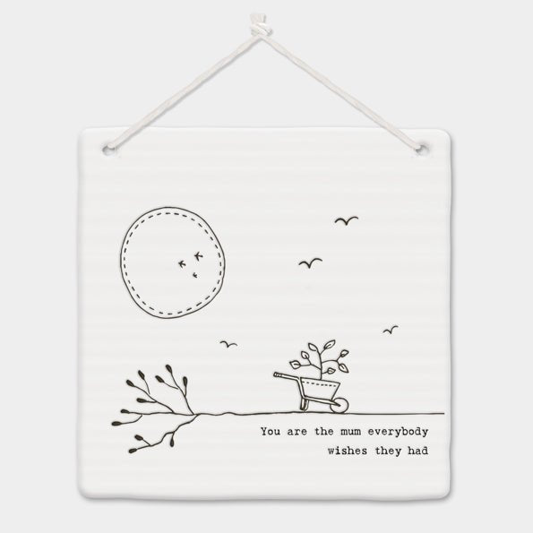 East of India Porcelain Square - You Are The Mum - Baby&More