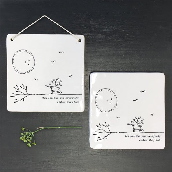 East of India Porcelain Square - You Are The Mum - Baby&More