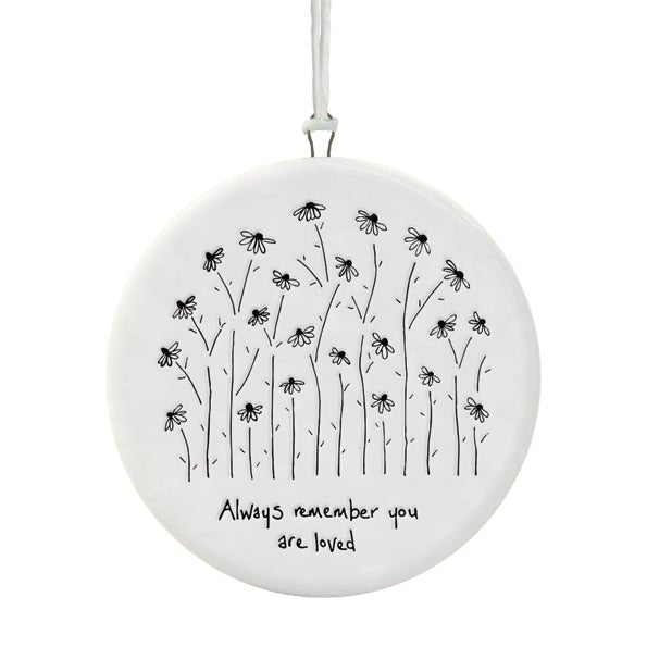 East of India Round Hanger - Always Remember You are Loved - Baby&More