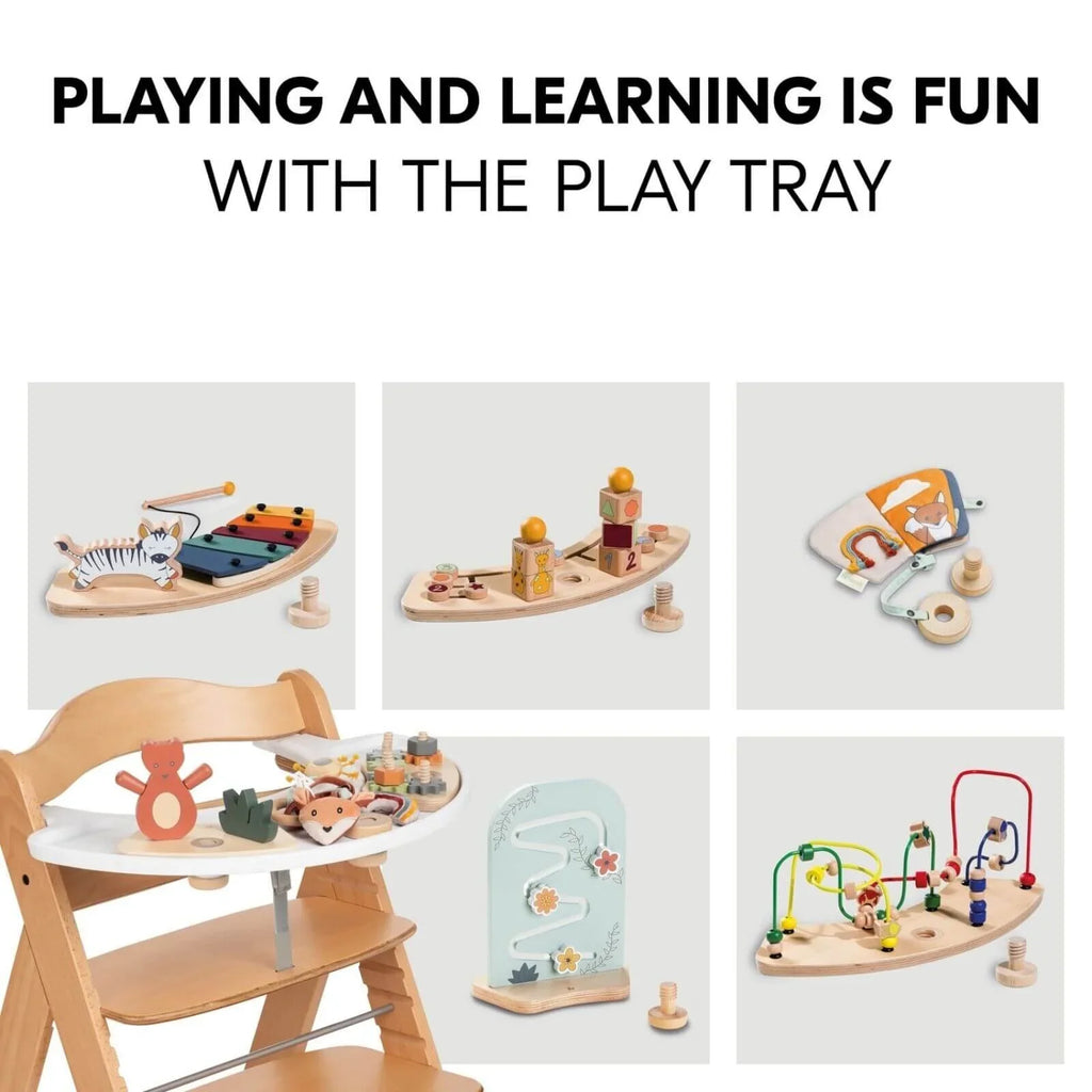 Hauck Alpha+ Wooden Highchair - Natural