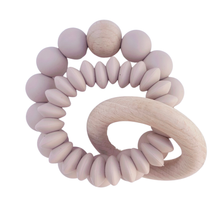 Lentil Duo Silicone Teething Ring - Various Colours