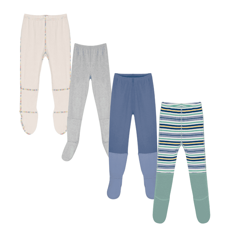 Eczema Clothing Ankle Protect Footed Pyjama Bottoms - 5-14 Years - Baby&More