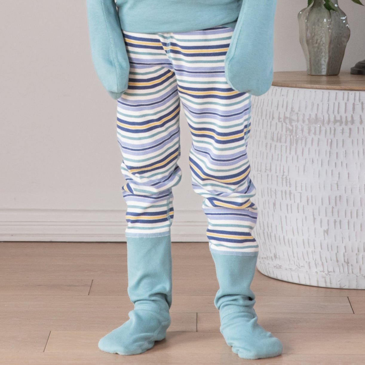 Eczema Clothing Ankle Protect Footed Pyjama Bottoms - 5-14 Years - Baby&More