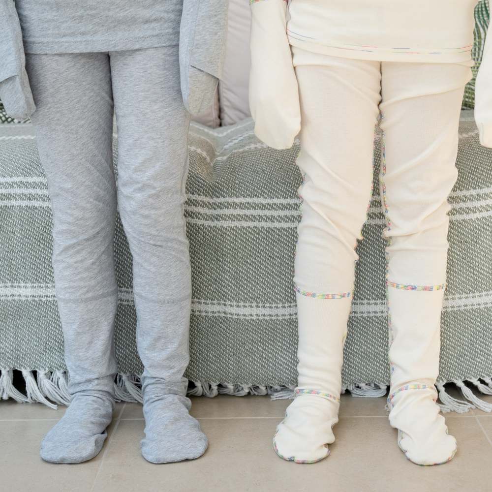 Eczema Clothing Ankle Protect Footed Pyjama Bottoms - 5-14 Years - Baby&More