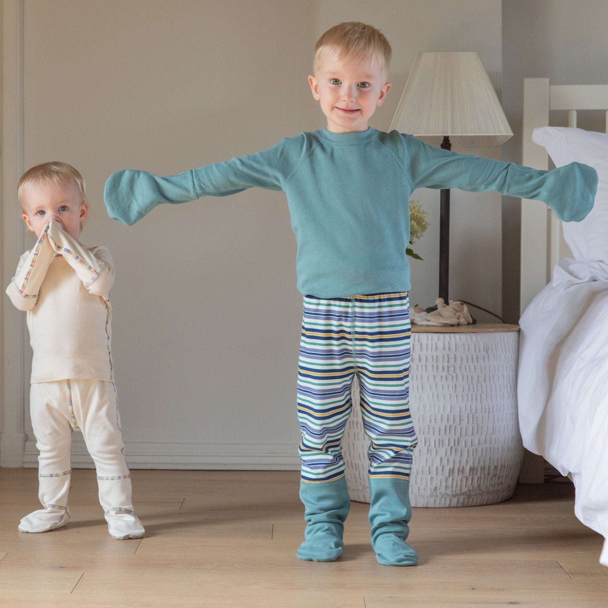 Eczema Clothing Eczema Ankle Protect Footed Pyjama Bottoms - 1-4 Years - Baby&More
