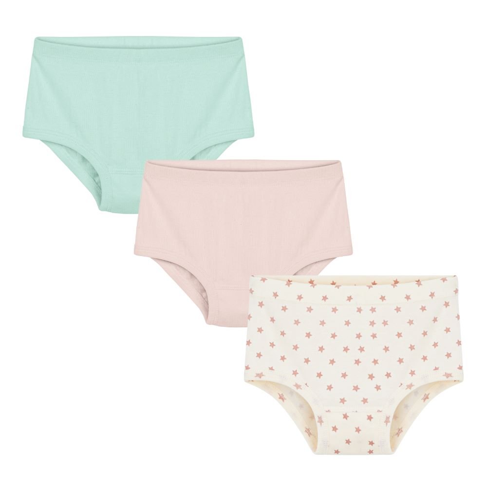 Eczema Clothing Girls Organic Briefs - 3 Pack - Baby&More