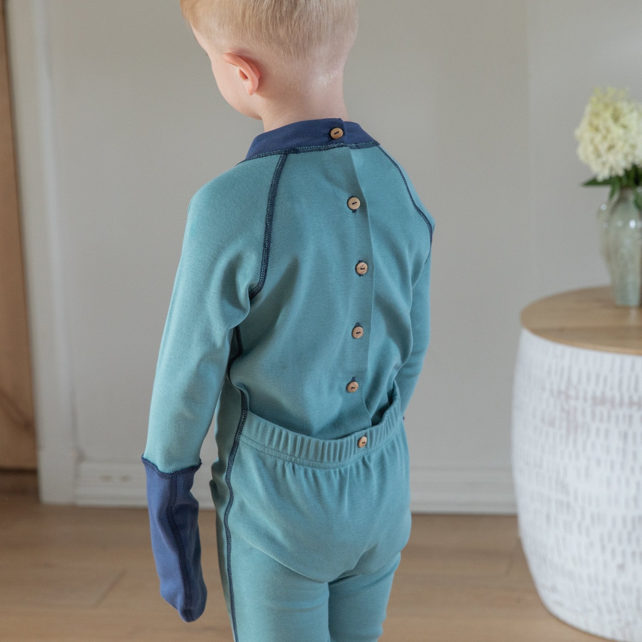 Eczema Clothing Scratch Mitten Footed Pyjamas - 1-4 Years - Baby&More