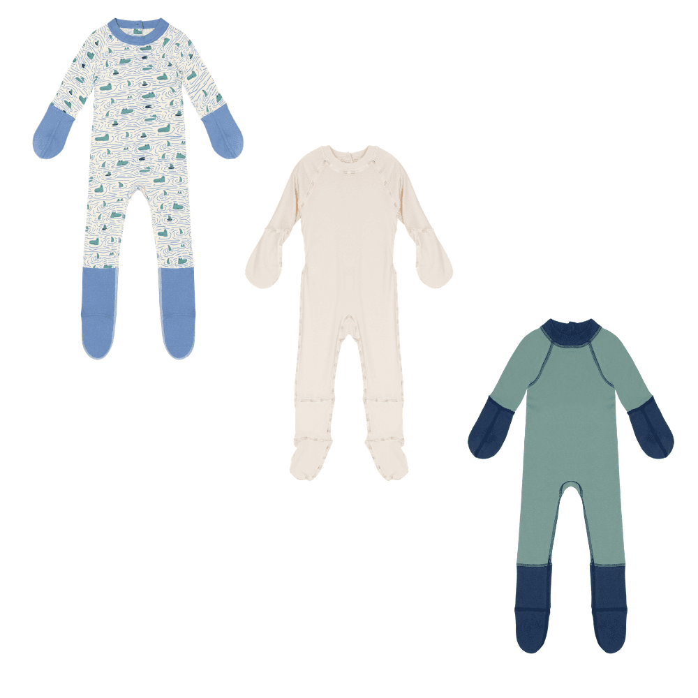 Eczema Clothing Scratch Mitten Footed Pyjamas - 1-4 Years - Baby&More