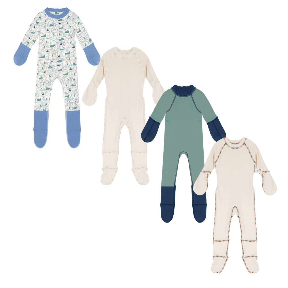 Eczema Clothing Scratch Mitten Footed Pyjamas - 5-12 Years - Baby&More
