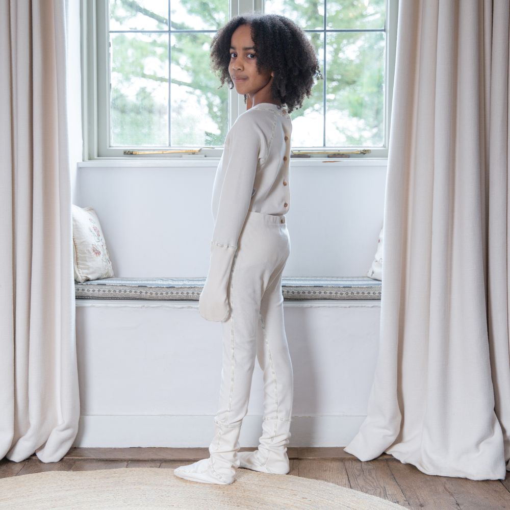 Eczema Clothing Scratch Mitten Footed Pyjamas - 5-12 Years - Baby&More