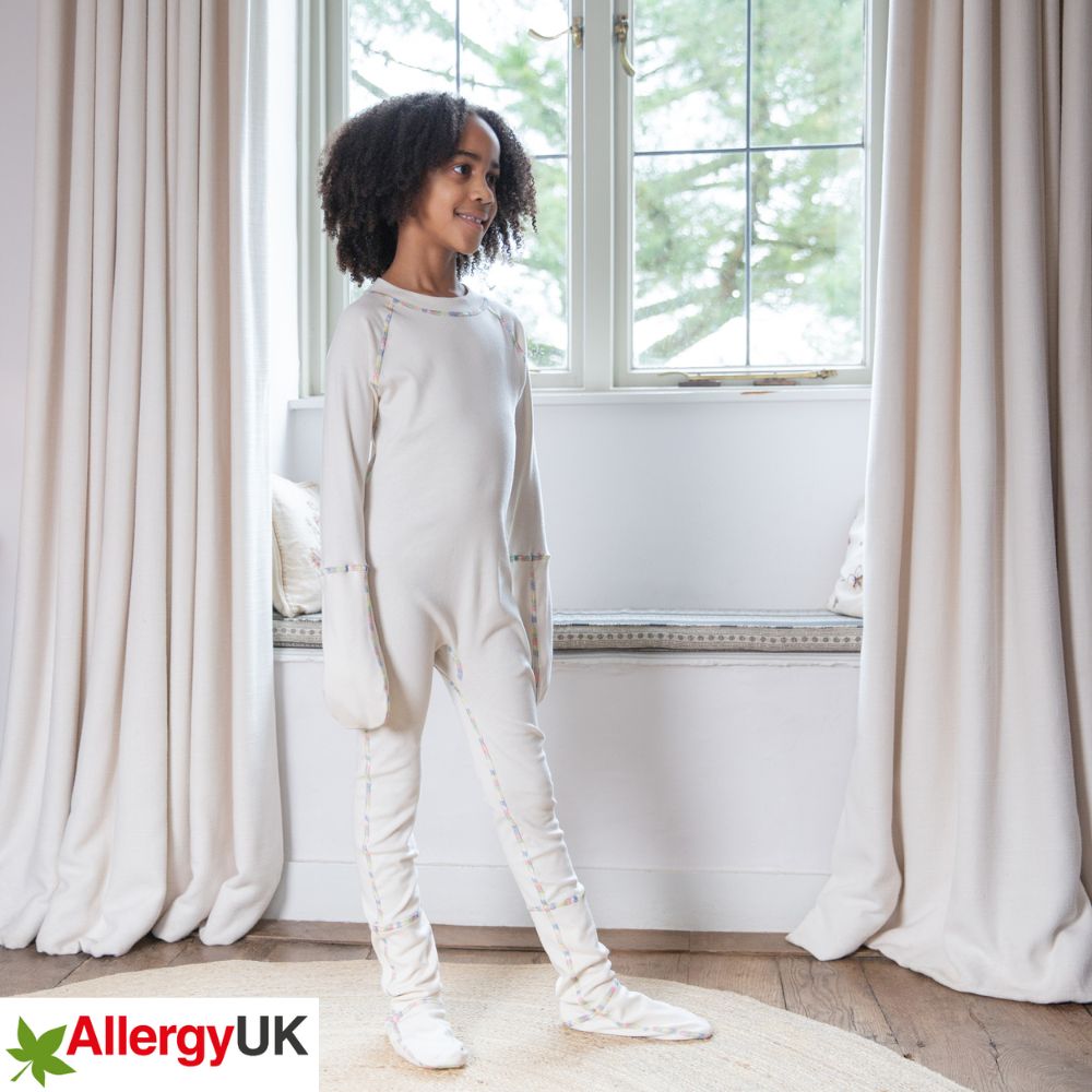 Eczema Clothing Scratch Mitten Footed Pyjamas - 5-12 Years - Baby&More